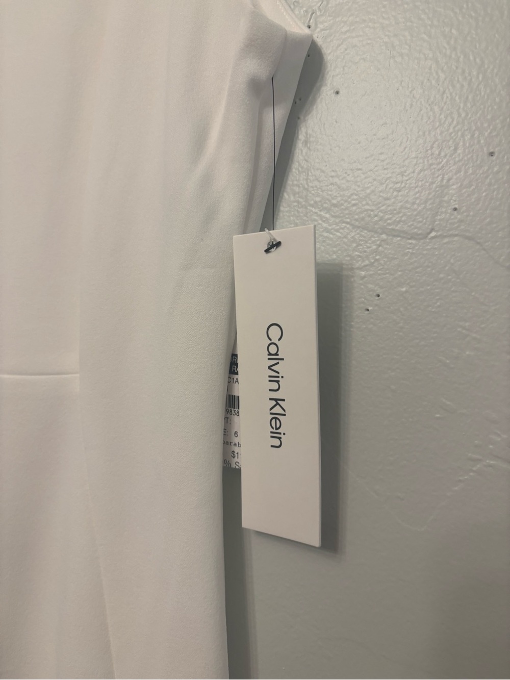 Calvin Klein White Sleeveless Sheath Dress - Picture 4 of 9